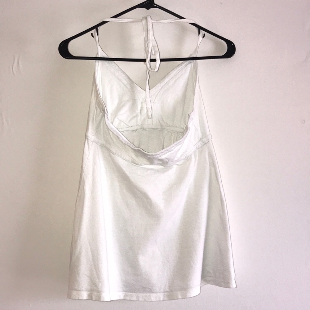Express White Halter Top - Picture 2 of 3